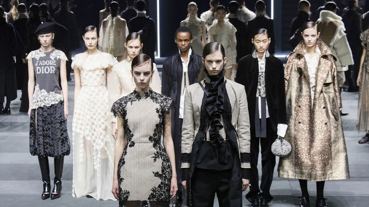 BST Dior Thu-Đông 2025 thời trang