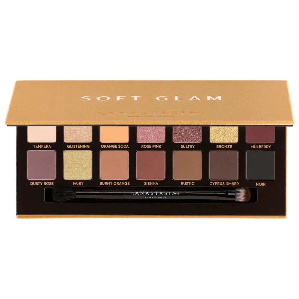 Bảng phấn mắt Anastasia Beverly Hills Soft Glam Eye Shadow Palette như Zendaya Bảng phấn mắt có màu sắc theo style đỏ mận, nâu đỏ như Zendaya