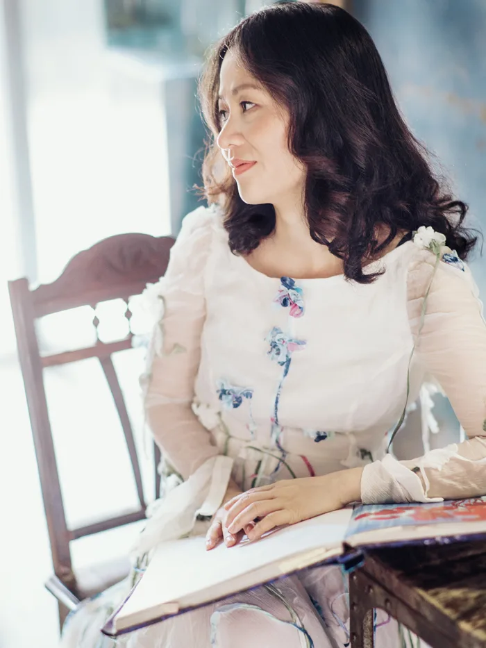 NTK Tran Thi Thanh Nga Hoc de cham gia