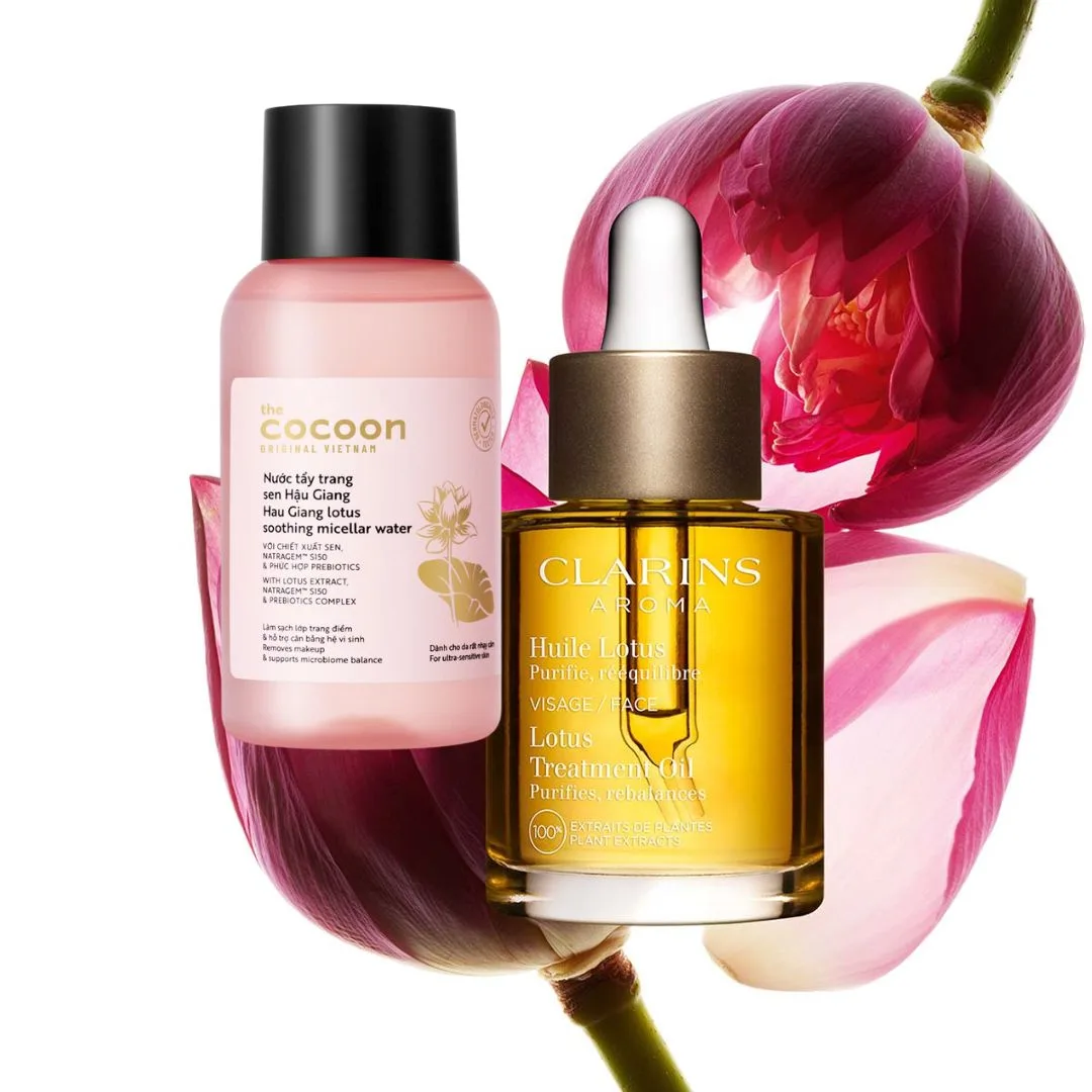 Cocoon, Clarins Lotus + hoa sen