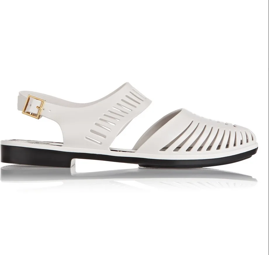 thoi trang giay dep Melissa Jason Wu Magda cutout PVC sandals