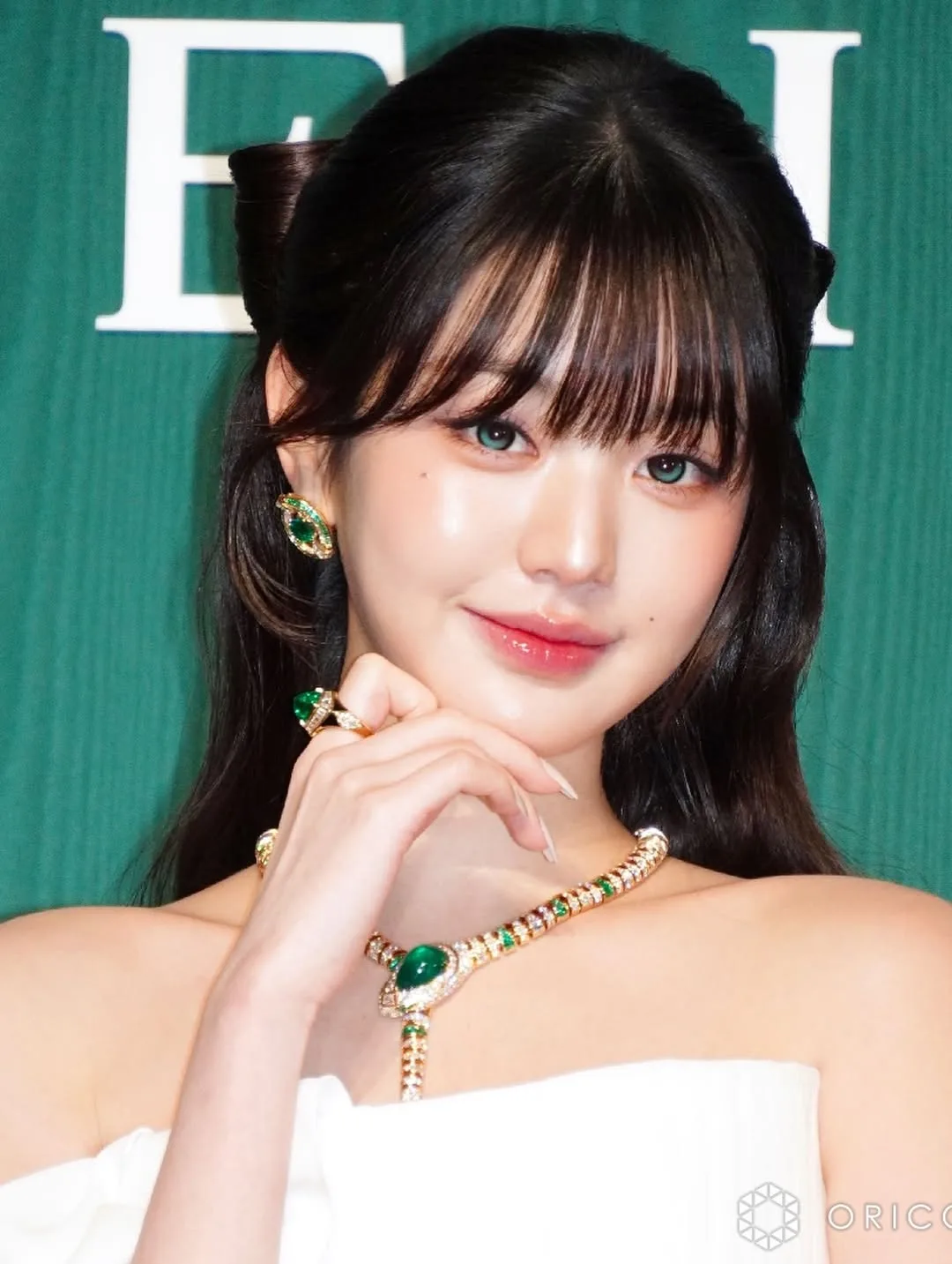 Bản phối trang sức Bvlgari của Wonyoung (IVE) tại triển lãm Bvlgari Kaleidos