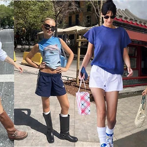 Xu hướng diện quần shorts thể thao xuống phố thách thức các giới hạn của thời trang