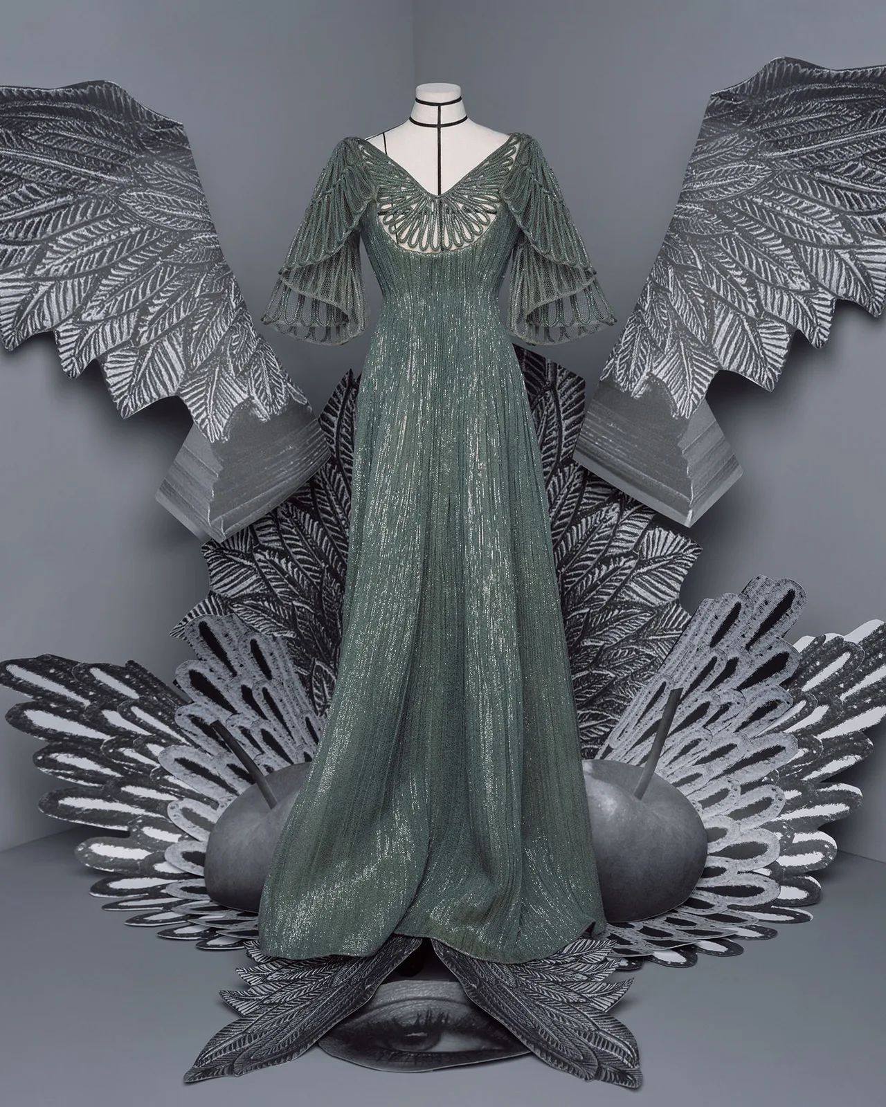 bst dior haute couture thu đông 2021 look 33
