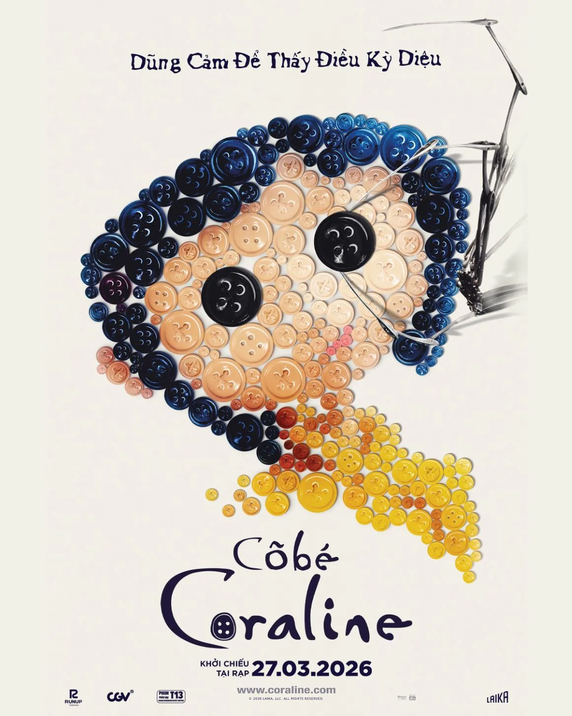 poster teaser phim hoạt hình Coraline