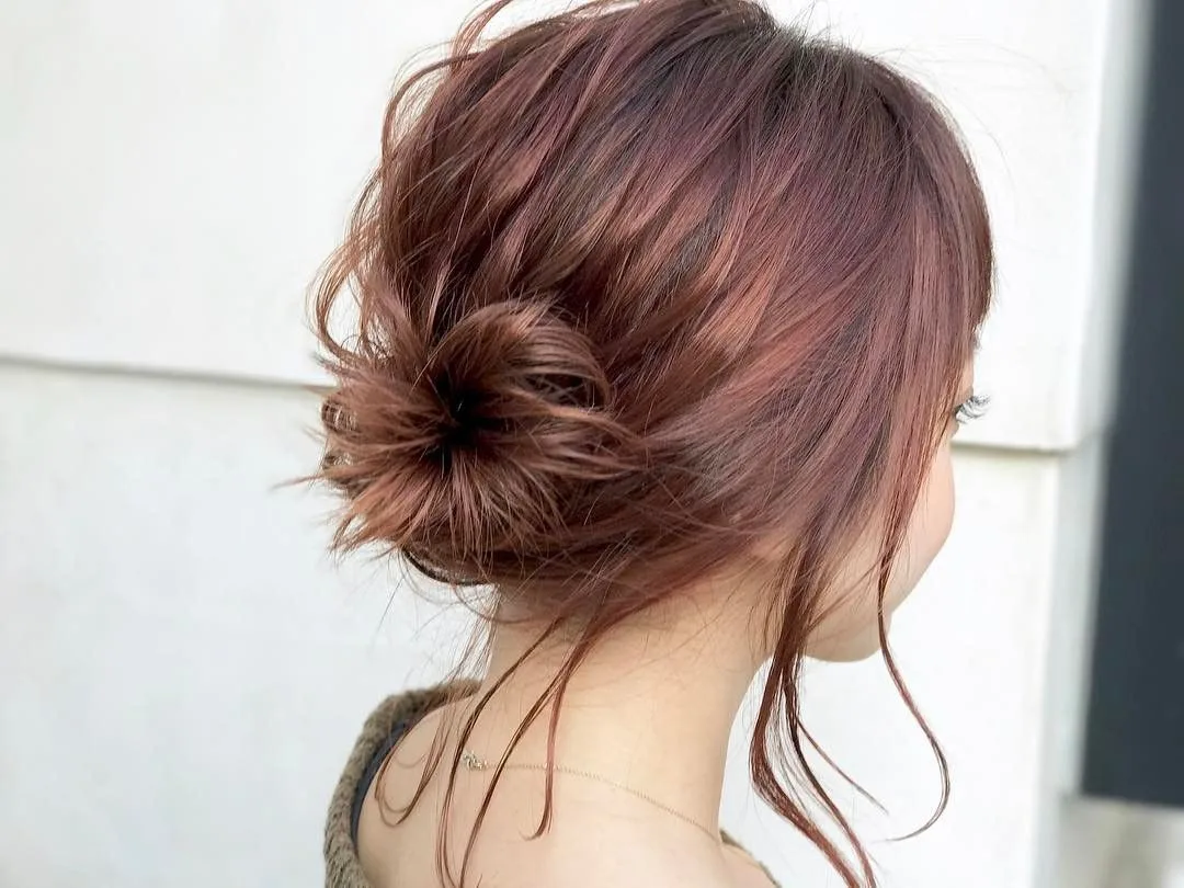 kiểu tóc lazy bun kiểu tóc lazy bun