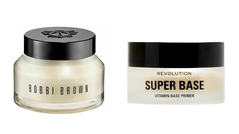 Kem lót Bobbi Brown và Revolution. Kem lót Bobbi Brown và Revolution.