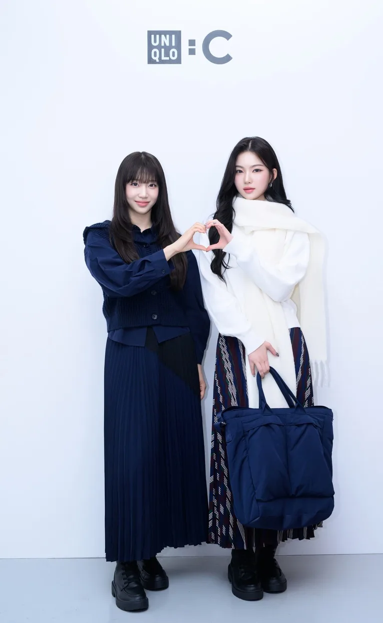 Arin (OH MY GIRL), cùng Isa và Sumin (STAYC) trong những thiết kế UNIQLO : C