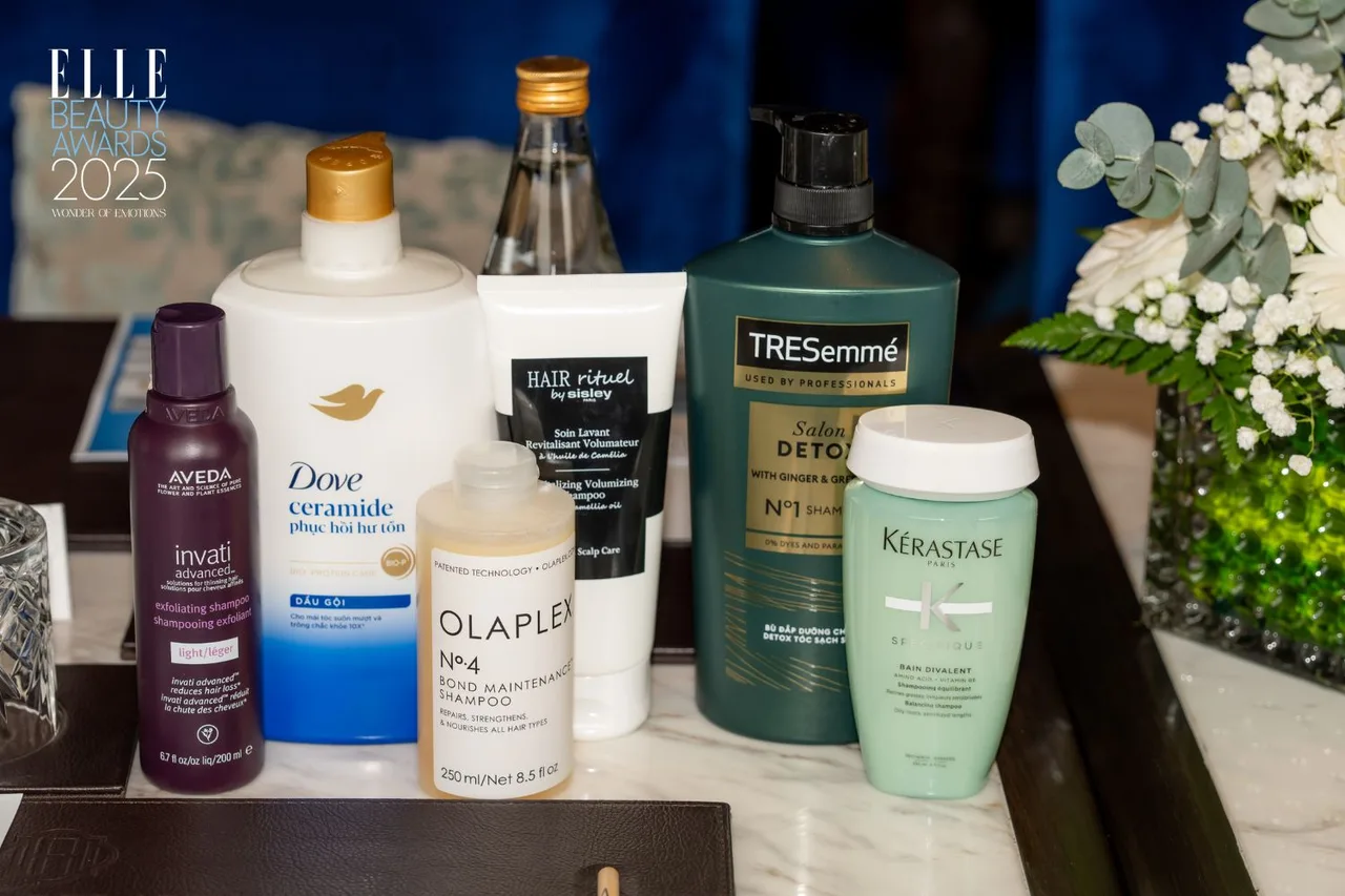 Những sản phẩm trong hạng mục Local Brands tại ELLE Beauty Awards 2025.