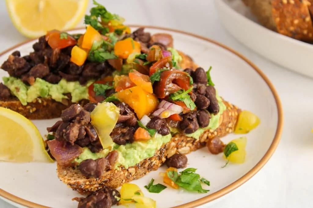 bánh mì nướng bơ đậu đen cho dáng xinh bánh mì nướng bơ đậu đen cho dáng xinh