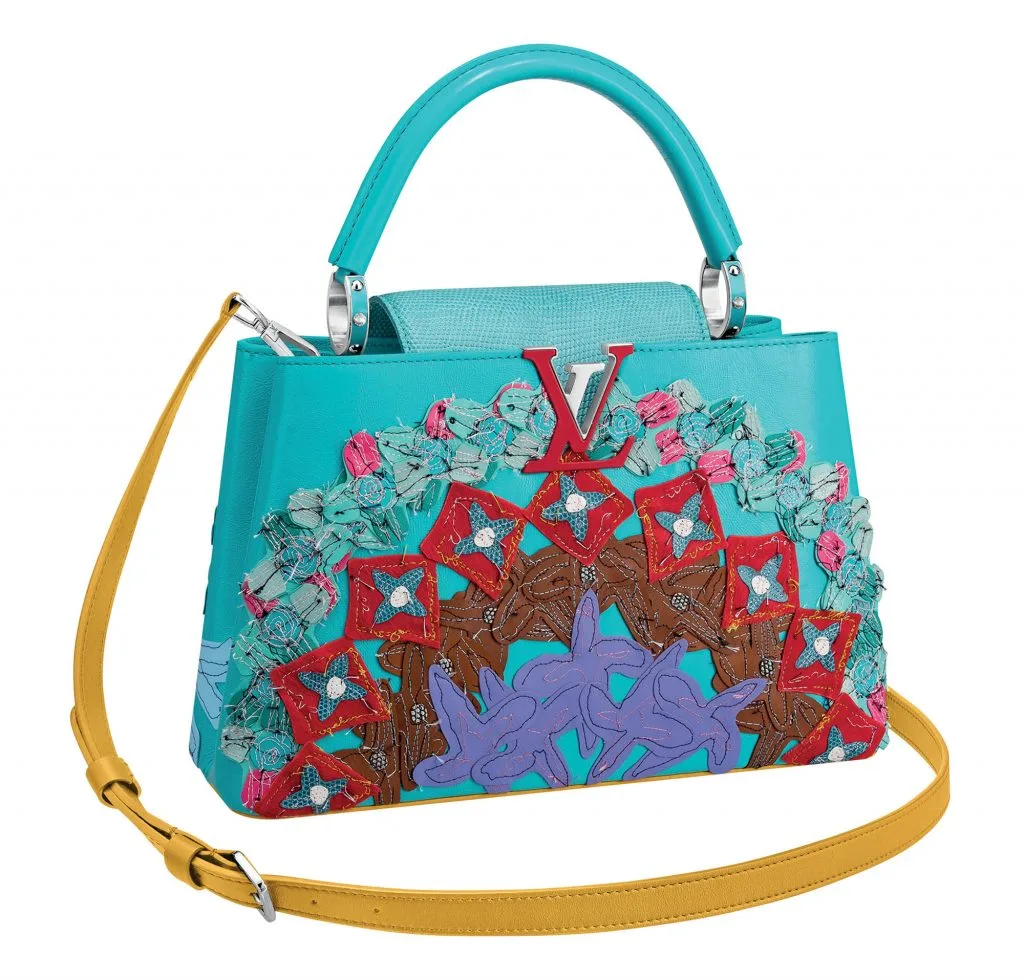 thời trang 8 túi Louis Vuitton Capucines của Tschabalala Self