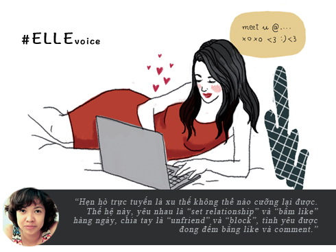 Hẹn hò trực tuyến là xu thế không thể cưỡng laị được