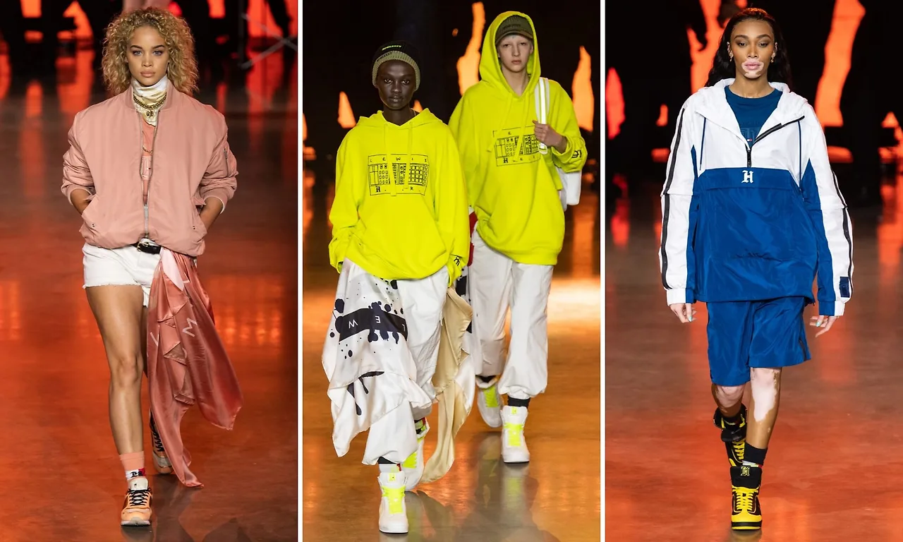 tommy hilfiger màu sắc thiết kế đa dạng lfw thu đông 2020