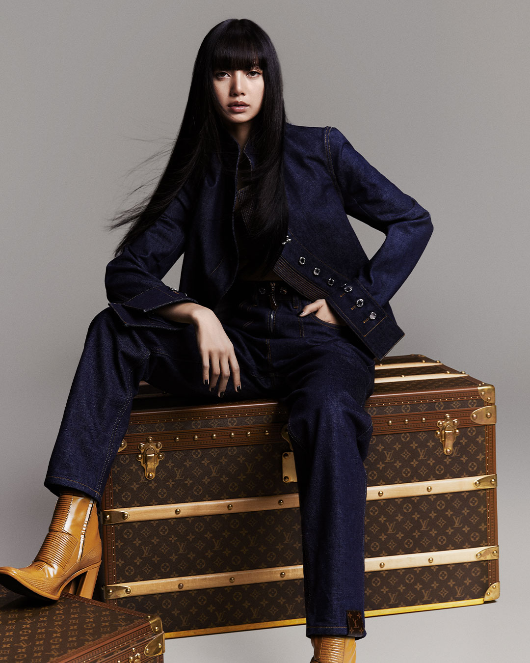 bản phối denim louis vuitton