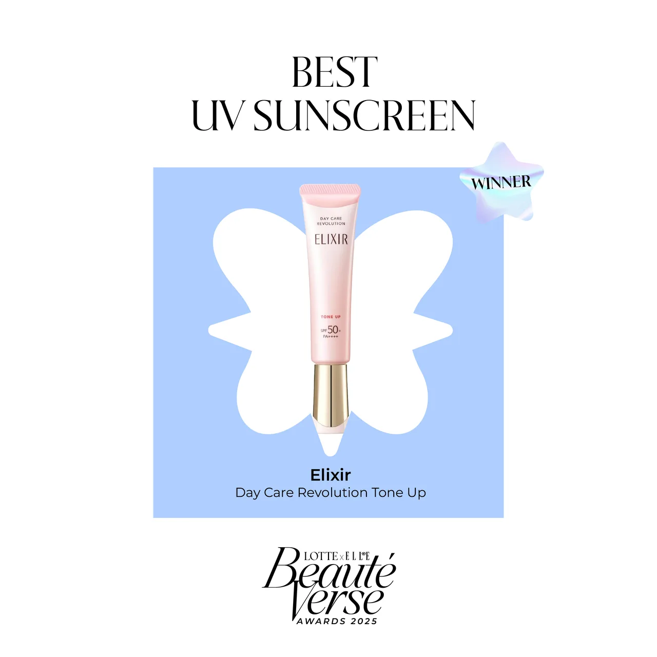 Elixir – Day Care Revolution Tone Up thắng giải tại beautéverse awards