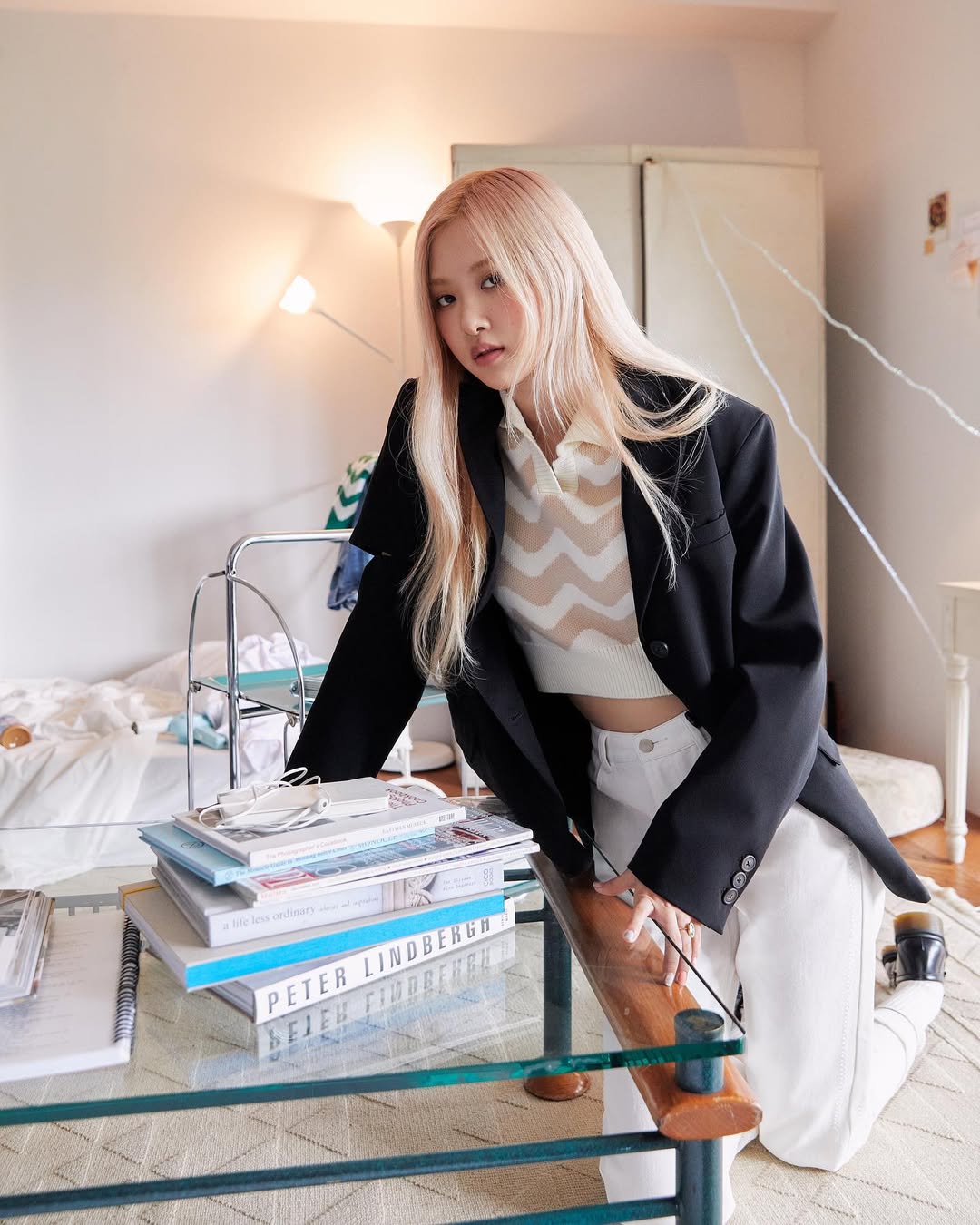 Quần denim trắng