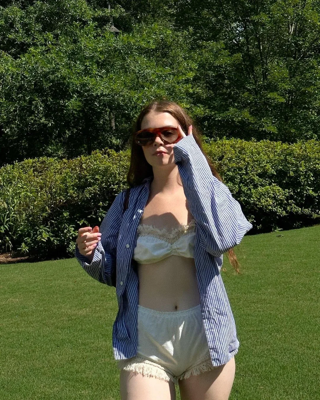 accidentalinfluencer layering Bloomer - Diện xu hướng quần short