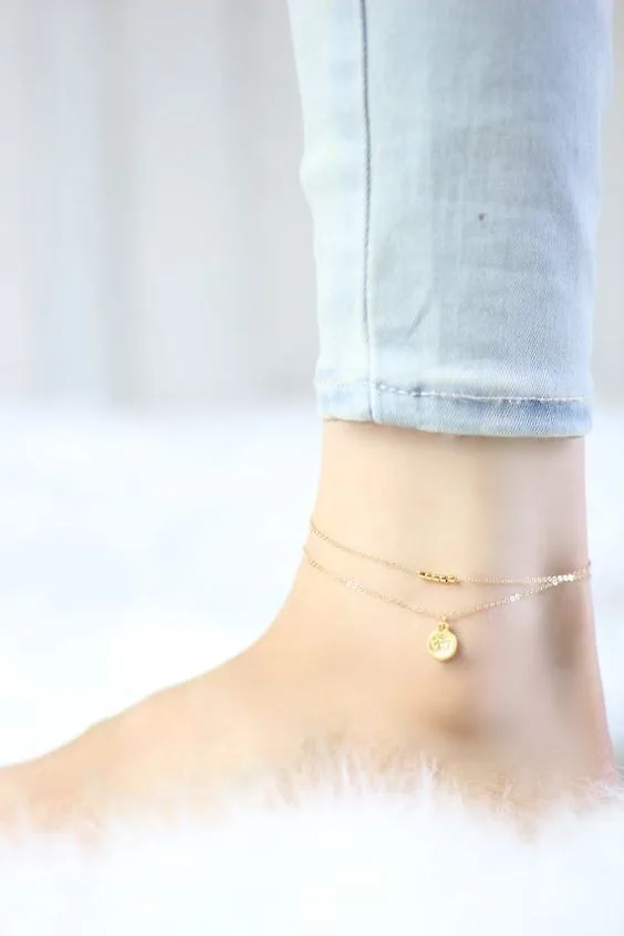 Lắc chân dây đôi elle vn