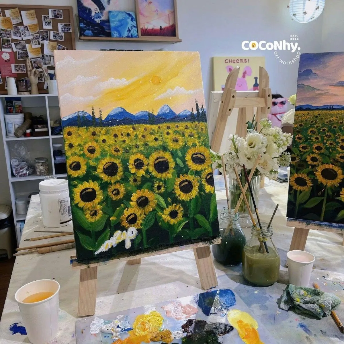 workshop vẽ tranh coconhy art