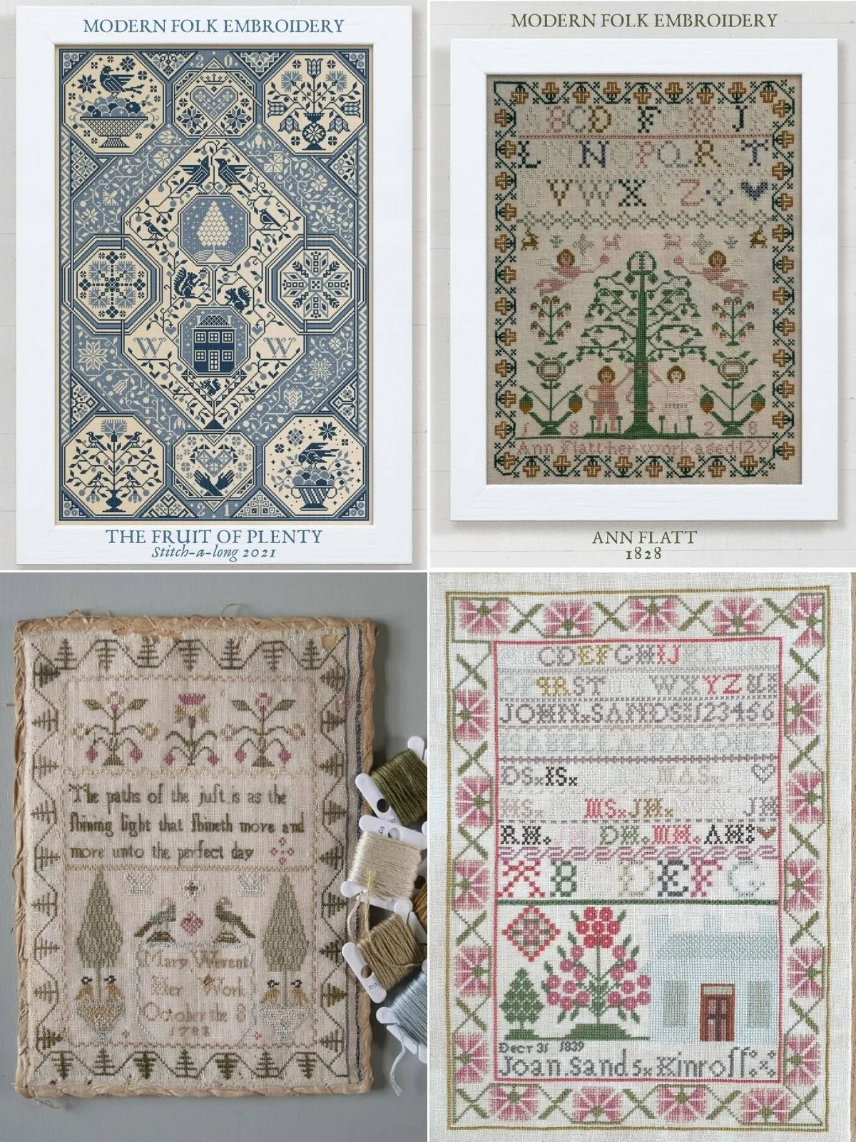 Tài khoản Instagram tranh thêu @modernfolkembroidery
