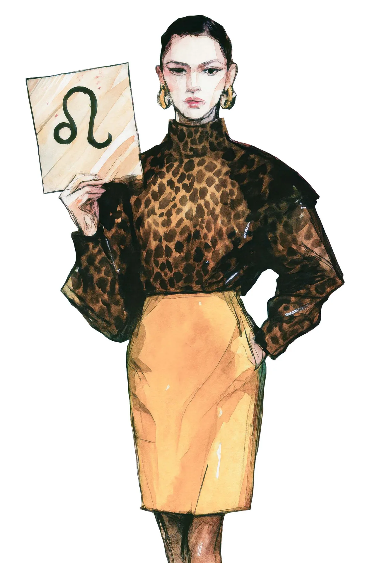 THIẾT KẾ THUỘC BST READY-TO-WEAR
THU-ĐÔNG 2025 SAINT LAURENT cung hoàng đạo sư tử 2026
