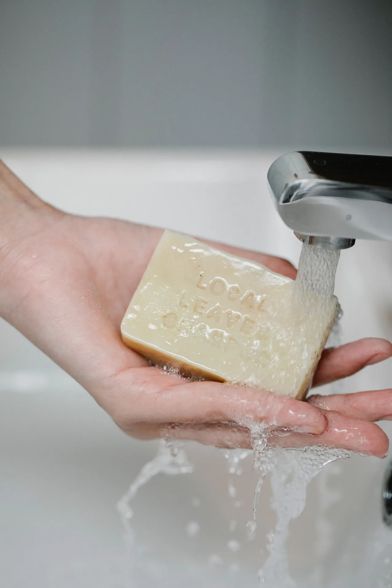 bánh xà phòng là vật dụng không được dùng chung
