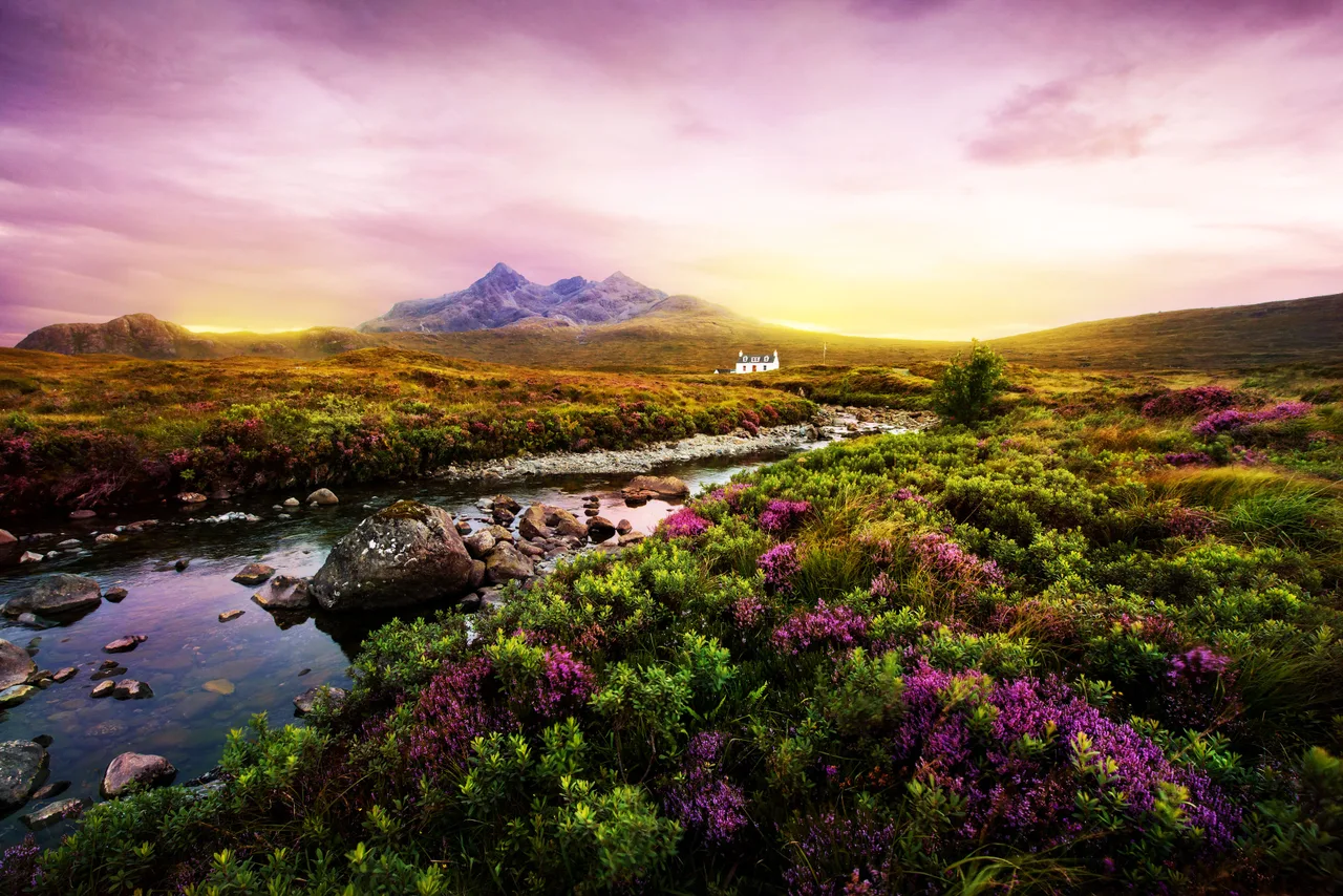 săn mây trên cao nguyên Scotland, Vương quốc Anh