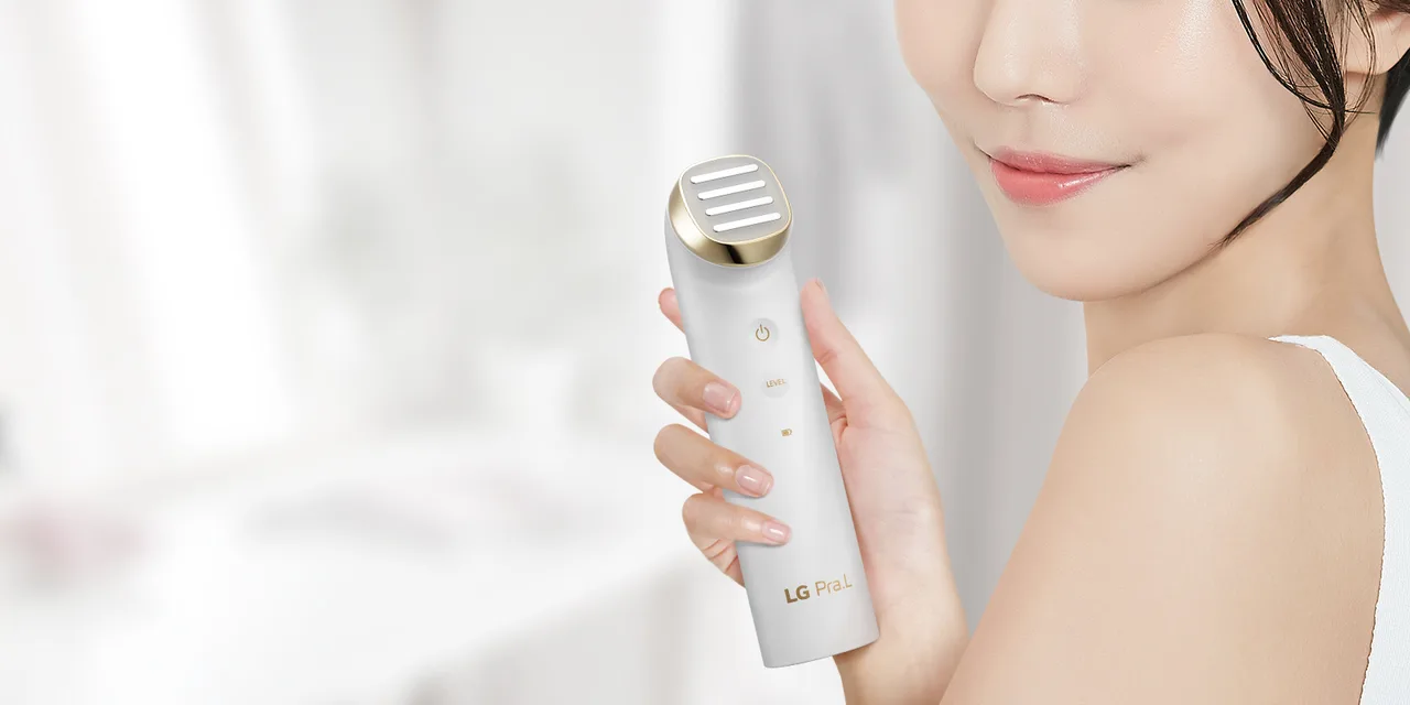 sản phẩm LG Pra.L máy săn da