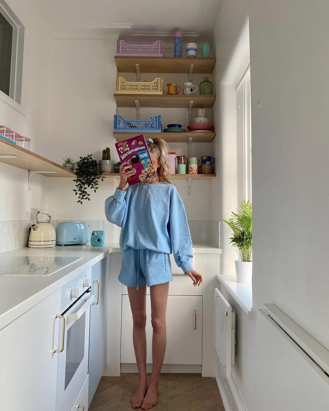 set đồ nỉ màu xanh dương