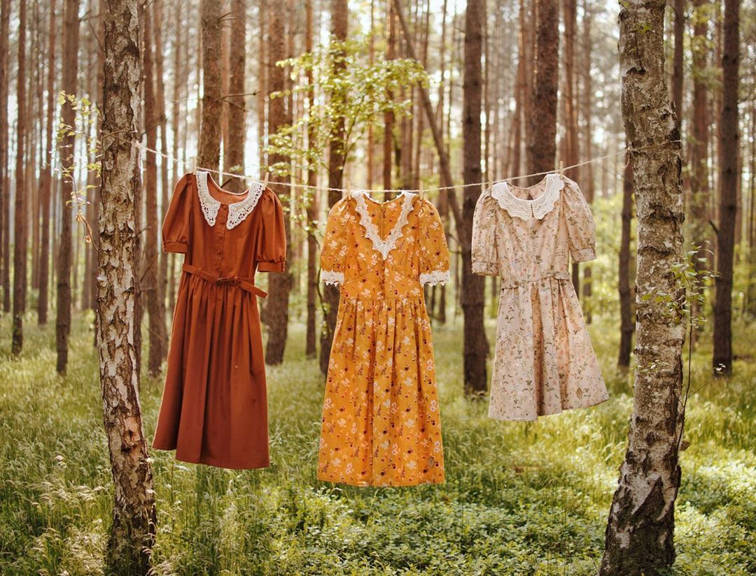 Váy xòe phong cách thời trang Cottagecore
