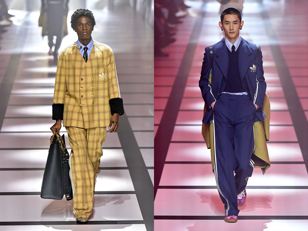 gucci adidas thu đông 2022 look 17 18
