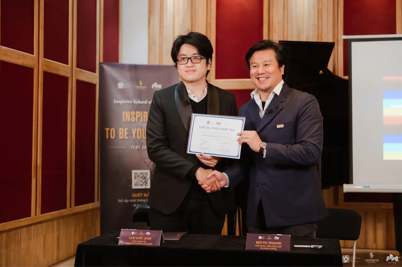 Hợp tác giữa Inspirito School of Music và VIA Education
