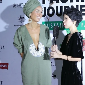 Người mẫu Bằng Lăng trở lại sàn diễn thời trang tại ELLE Fashion Show 2017