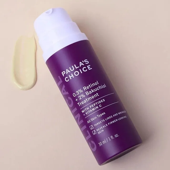 Tinh chất chống dưỡng da chống lão hóa từ Paula’s Choice có cả 0.3% Retinol + 2% Bakuchiol Tinh chất chống dưỡng da chống lão hóa từ Paula’s Choice có cả 0.3% Retinol + 2% Bakuchiol