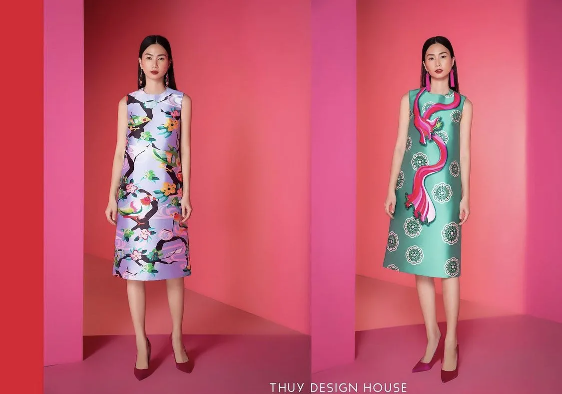 trang phục vải lụa Thuỷ Design House