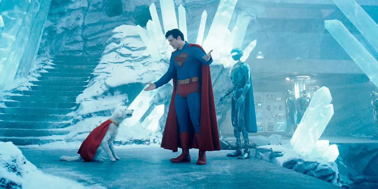 hình ảnh Superman chiến đấu bên cạnh chú chó Krypto đã nhanh chóng gây sốt trên mạng xã hội