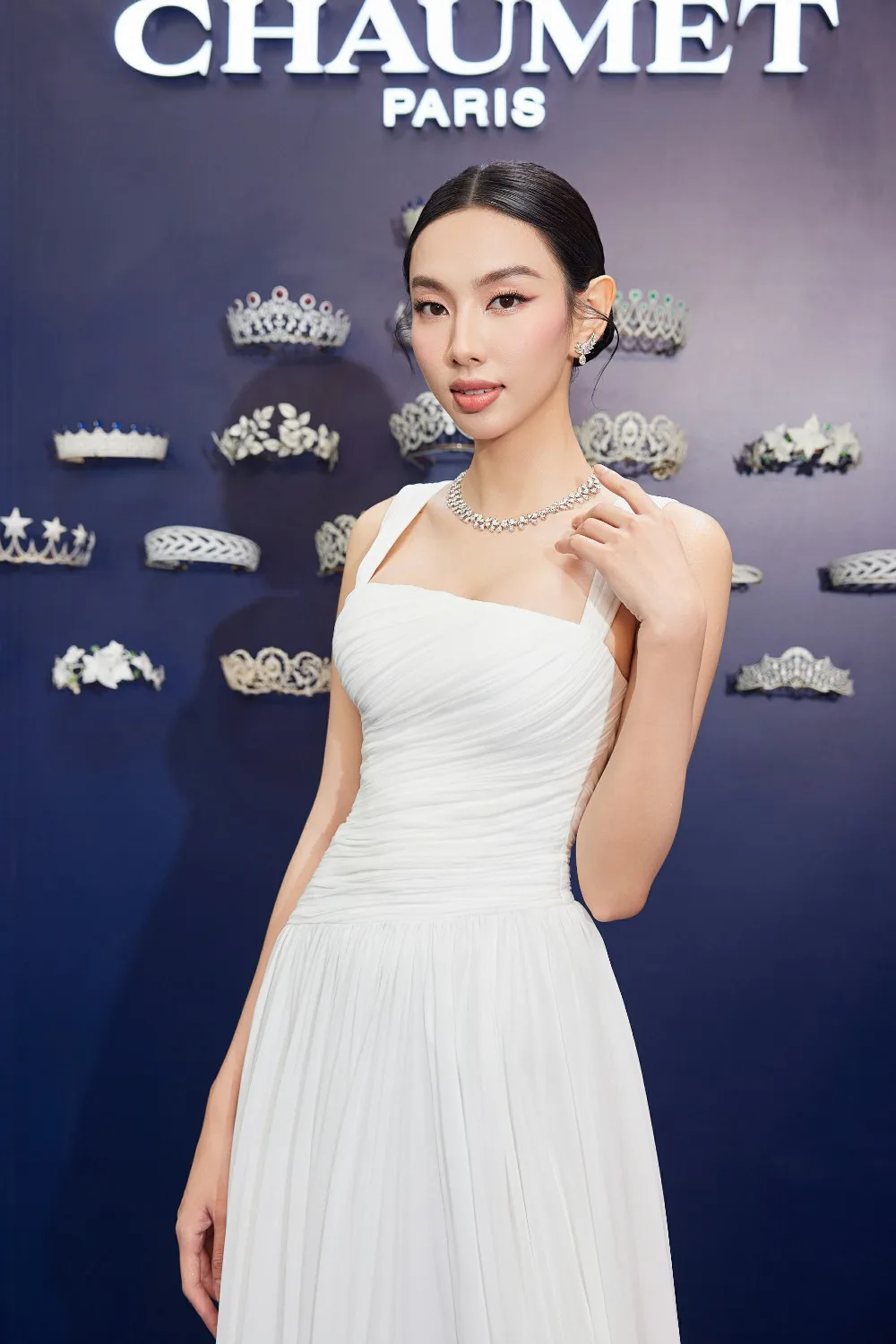 Hoa hậu Thùy Tiên tại sự kiện.