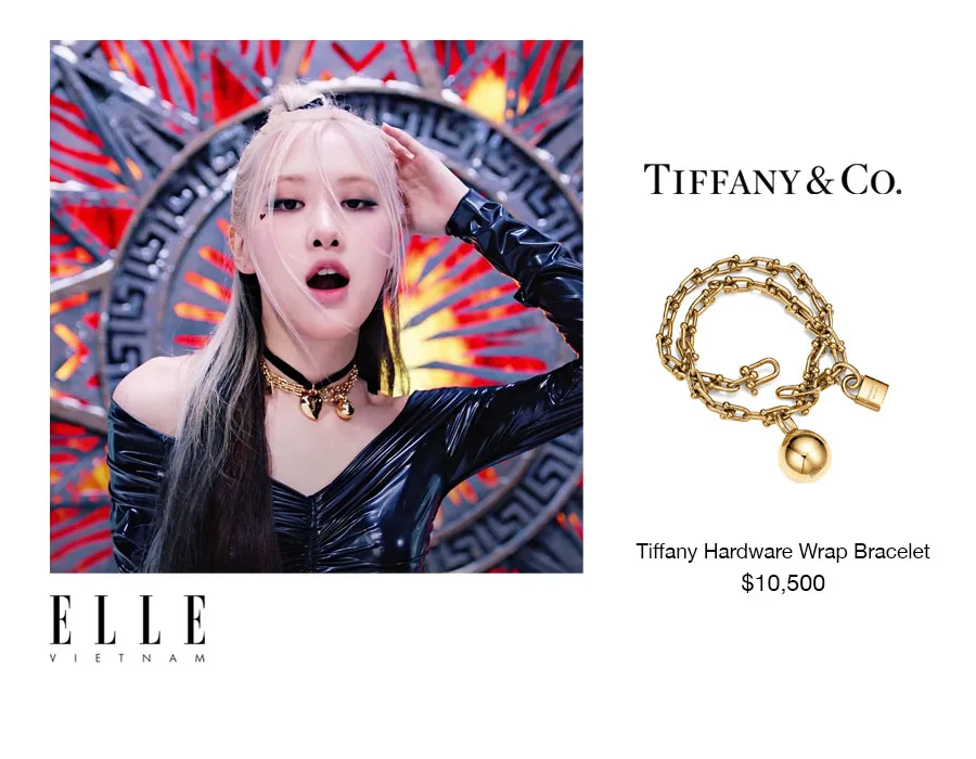 Rosé đeo vòng cổ Tiffany Co trong MV Pink Venom