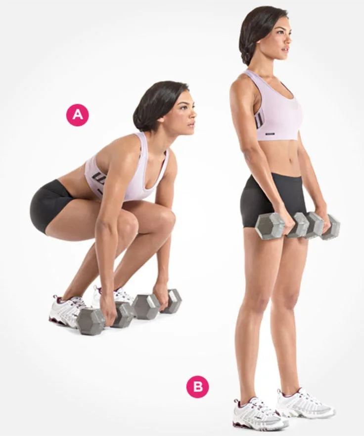 Dumbbell Deadlift Dumbbell Deadlift