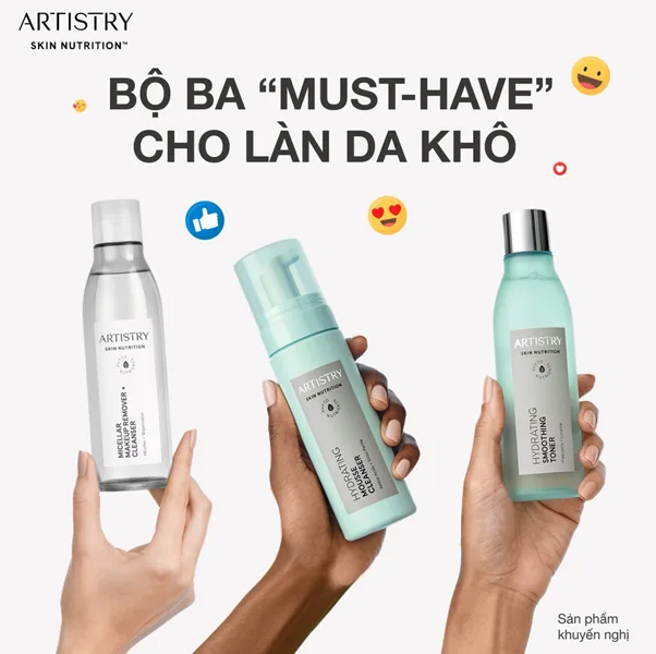Những sản phẩm cần thiết cho làn da khô Những sản phẩm cần thiết cho làn da khô