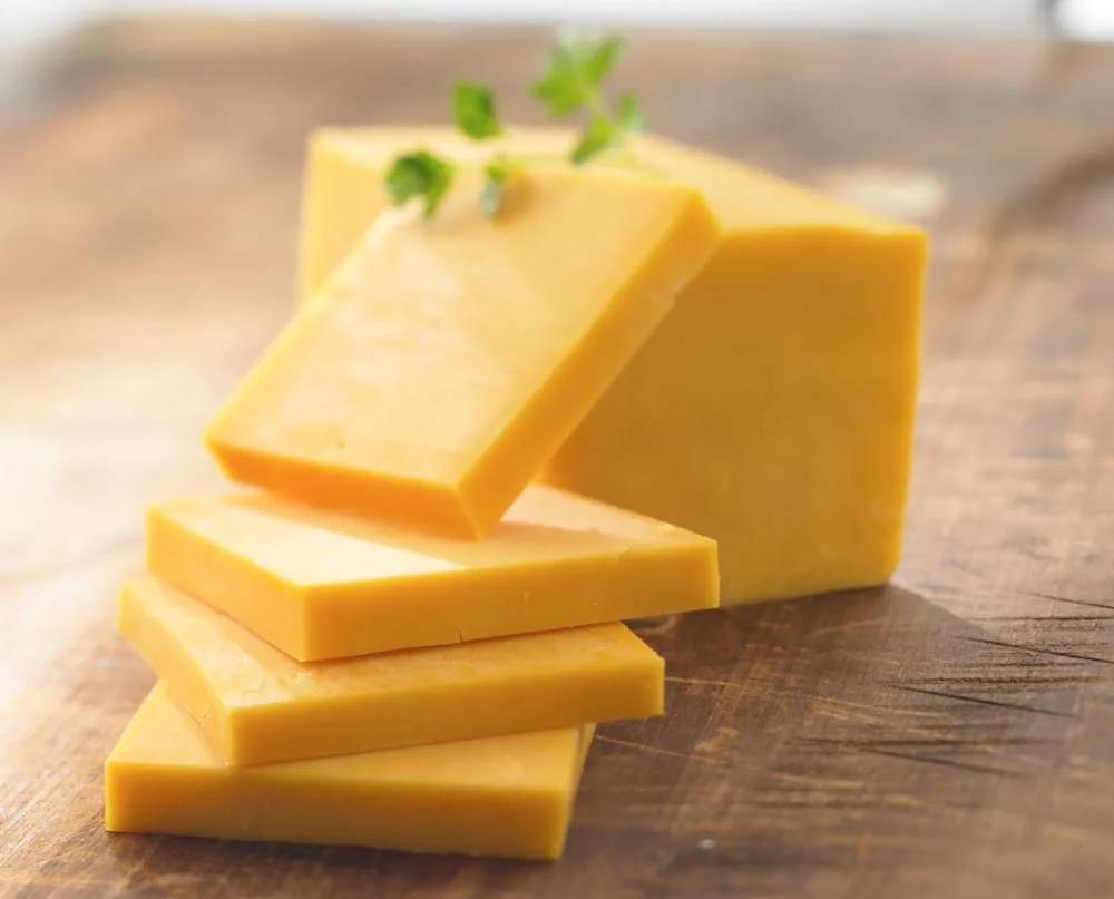 chế độ ăn - các miếng phô mai
