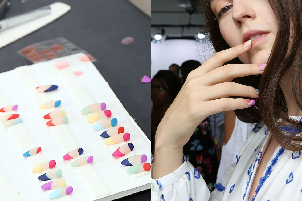 Xu hướng vẽ móng tay phá cách tại NYFW xuân hè 2016 ELLE VN