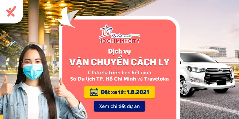 dịch vụ vận chuyển cách ly traveloka