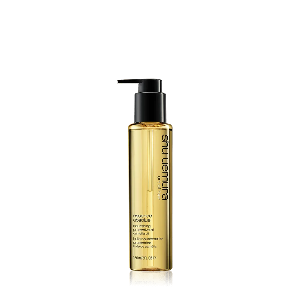 hair oil shu uemura essence absolue nourishing protective hair oil chai màu vàng