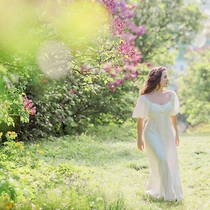 cô gái pháp sống hạnh phúc