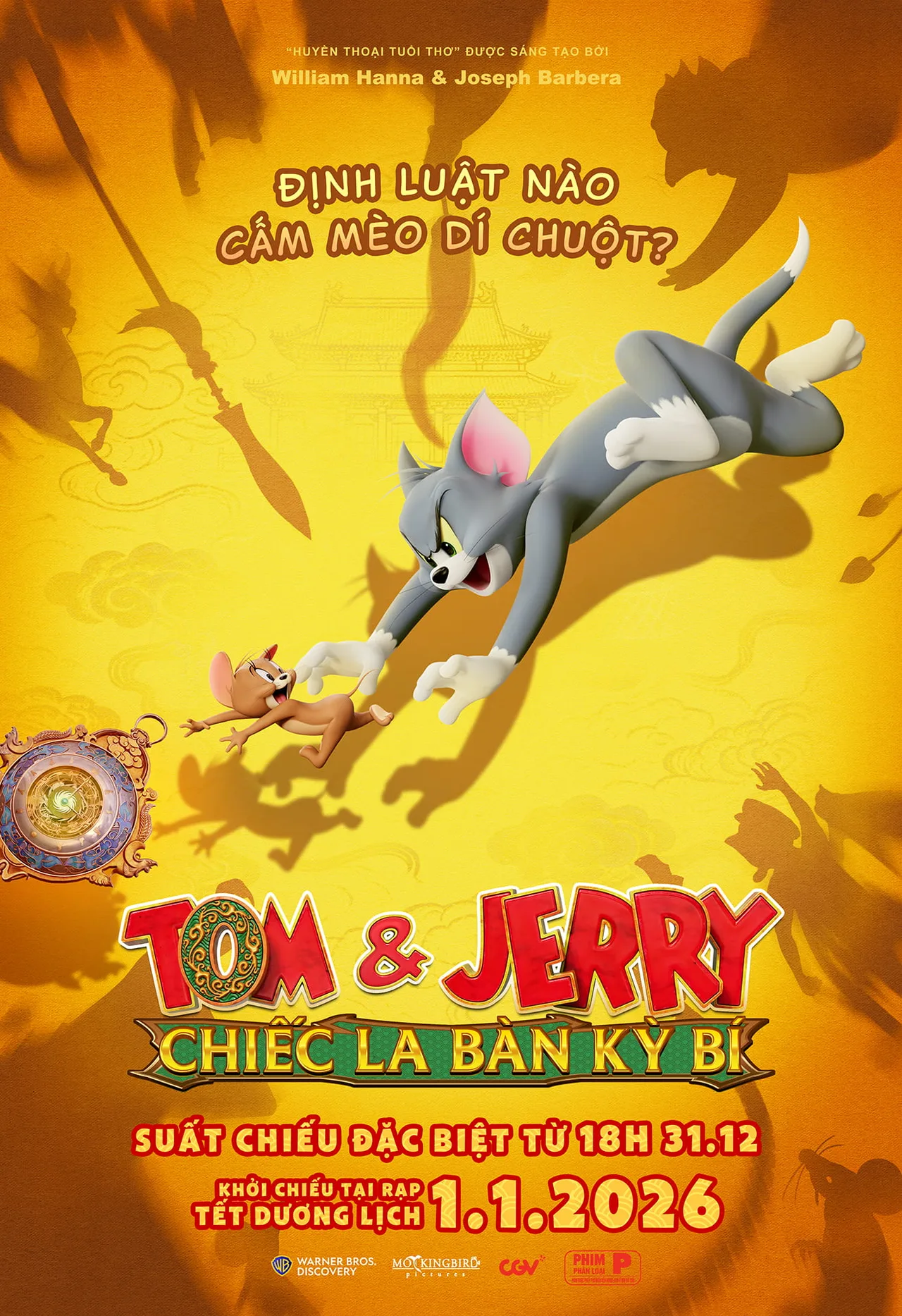Phim chiếu rạp Tom & Jerry: Chiếc la bàn kỳ bí.