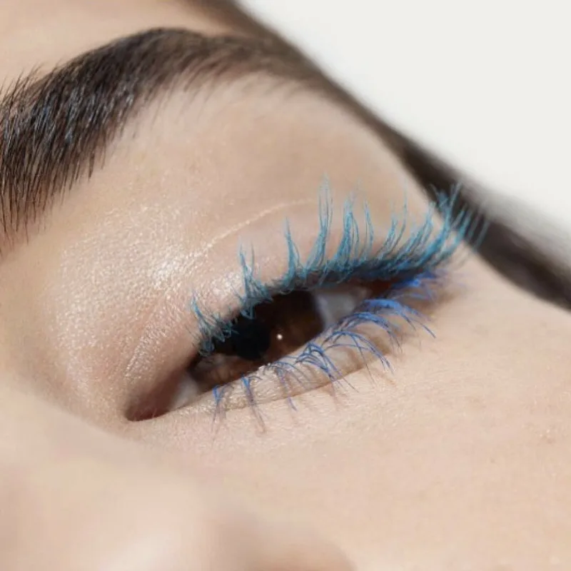 mascara màu xanh
