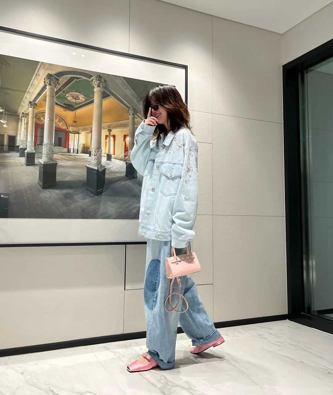 hanhyojoo222 diện denim