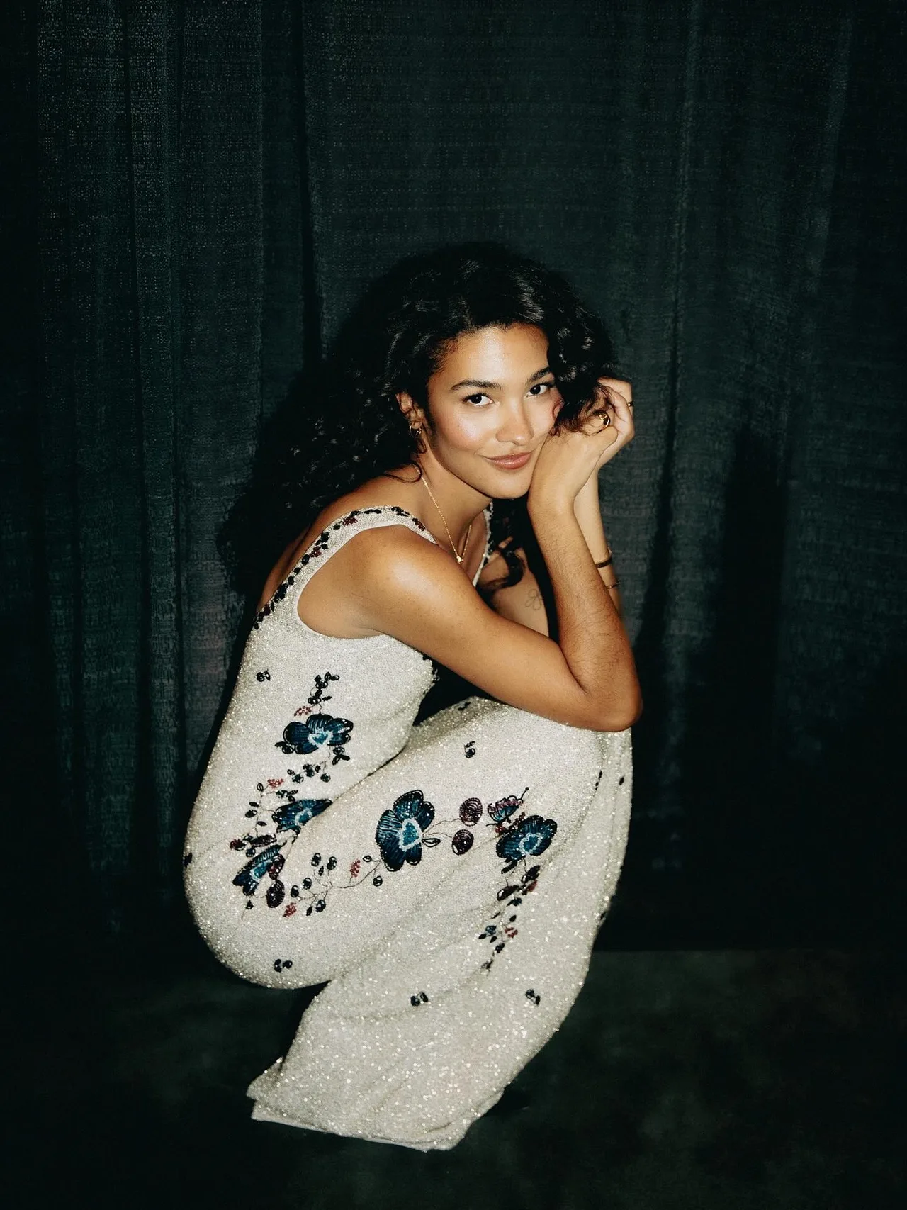 váy maxi sequins