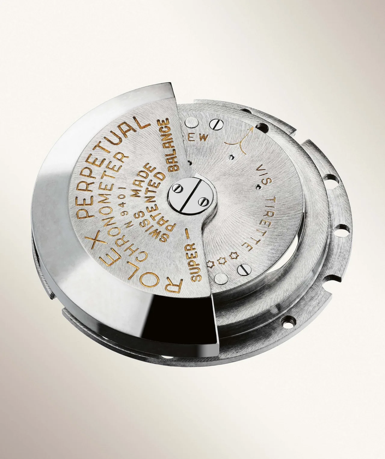 Bộ chuyển động của Oyster với rotor Perpetual do Rolex chế tạo năm 1931
